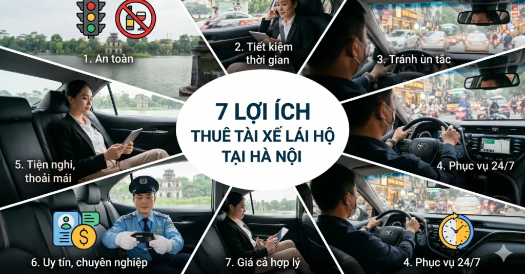 7 Lợi Ích Khi Thuê Tài Xế Lái Hộ Tại Hà Nội